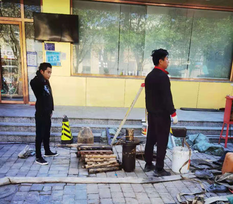 沙河马路顶管施工